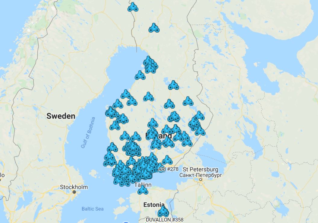 Jäsenkartta päivitetty