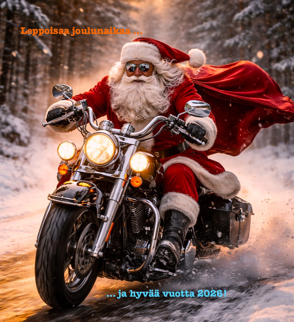 Leppoisaa joulunaikaa ja hyvää vuotta 2026!